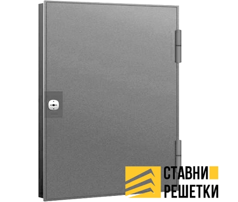 Ставни глухие однопольные с замком ГС-01