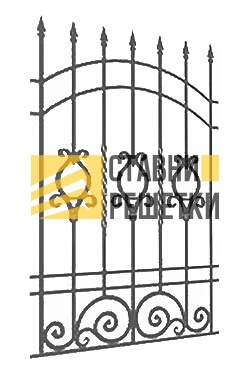 Кованая решетка КР-296